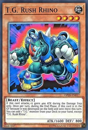 T.G. Rush Rhino (OP09-EN017) - OTS Tournament Pack 9 Unlimited-1