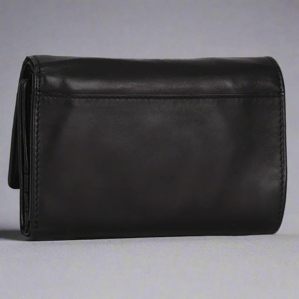 MET Women's Square Tab Leather Wallet-7
