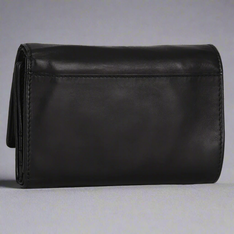 MET Women's Square Tab Leather Wallet-7