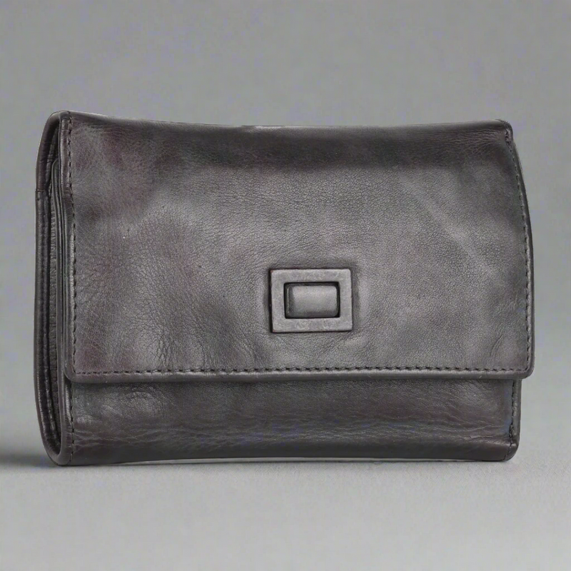 MET Women's Square Tab Leather Wallet-3