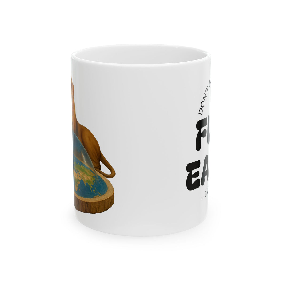 Flat Earth Ceramic Mug