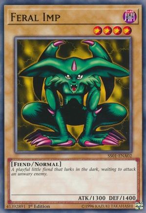 Feral Imp (SS01-ENA02) - Speed Duel Decks: Destiny Masters 1st Edition-1