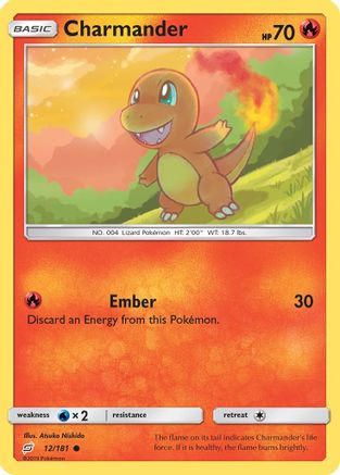 Charmander (12) 12/181 - SM  Team Up Reverse Holofoil-1