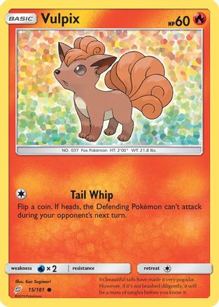 Vulpix 15/181 - SM  Team Up Reverse Holofoil-1