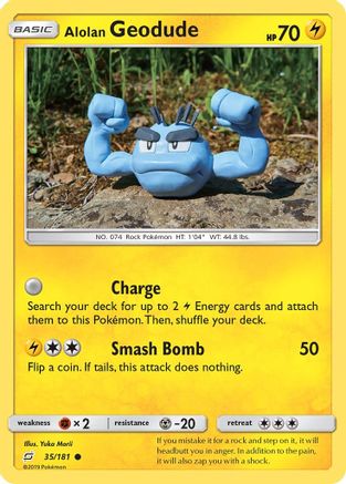 Alolan Geodude (35) 35/181 - SM  Team Up-1