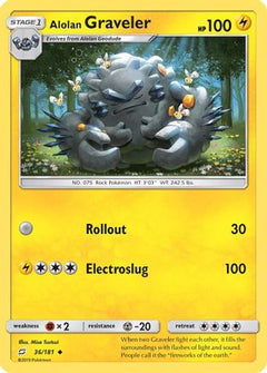 Alolan Graveler 36/181 - SM  Team Up Reverse Holofoil-1