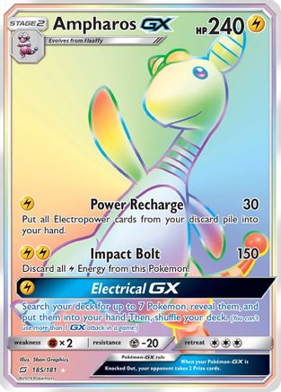 Ampharos GX (Secret)/181 - SM  Team Up Holofoil-1