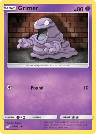 Grimer 62/181 - SM  Team Up Reverse Holofoil-1
