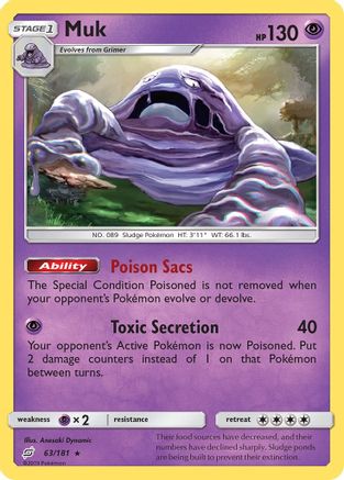 Muk 63/181 - SM  Team Up Reverse Holofoil-1