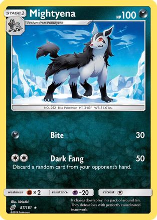 Mightyena 87/181 - SM  Team Up Reverse Holofoil-1