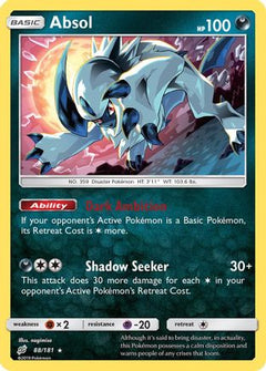 Absol 88/181 - SM  Team Up Reverse Holofoil-1