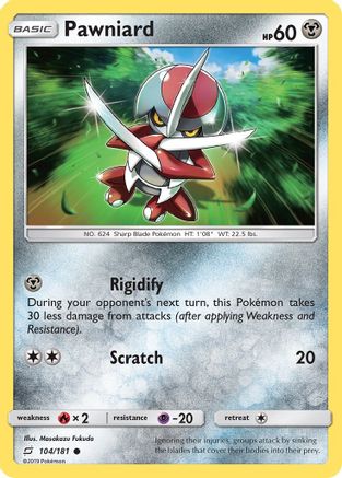 Pawniard/181 - SM  Team Up Reverse Holofoil-1