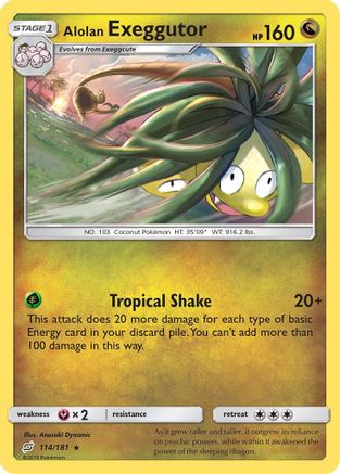 Alolan Exeggutor (114) 114/181 - SM  Team Up-1