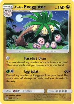 Alolan Exeggutor (115) 115/181 - SM  Team Up Reverse Holofoil-1
