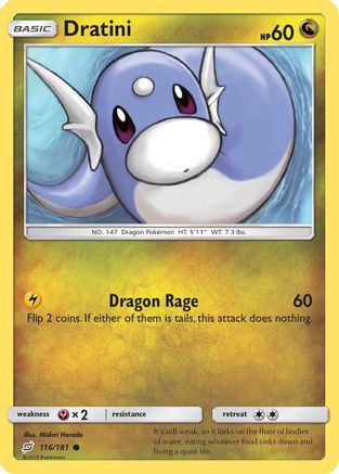 Dratini (116) 116/181 - SM  Team Up Reverse Holofoil-1