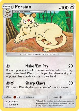 Persian 126/181 - SM  Team Up Reverse Holofoil-1