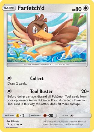 Farfetch'd 127/181 - SM  Team Up Reverse Holofoil-1