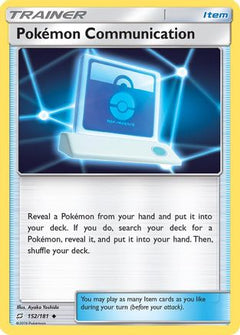 Pokemon Communication 152/181 - SM  Team Up Reverse Holofoil-1