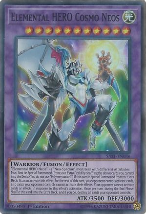 Elemental HERO Cosmo Neos (SAST-EN036) - Savage Strike Unlimited-1