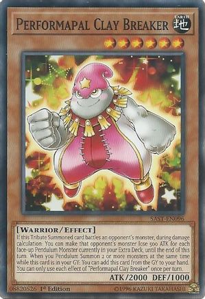 Performapal Clay Breaker (SAST-EN096) - Savage Strike Unlimited-1