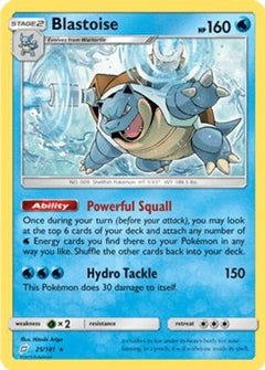 Blastoise - 25/181 (Cracked Ice Holo) - Deck Exclusives Holofoil-1
