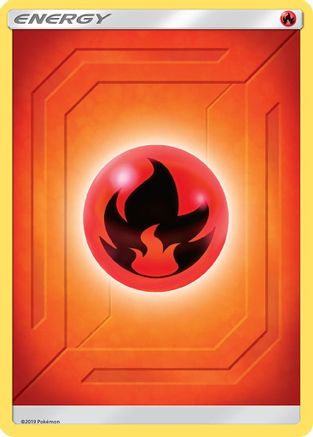 Fire Energy (2019 Unnumbered) - SM  Team Up-1