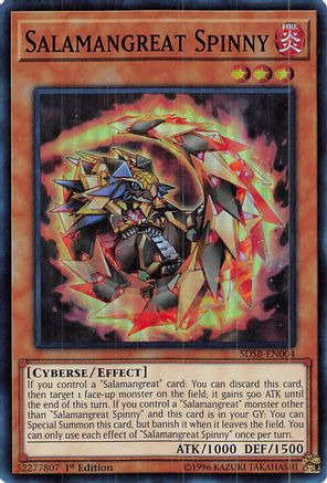 Salamangreat Spinny (SDSB-EN004) - Structure Deck: Soulburner 1st Edition-1
