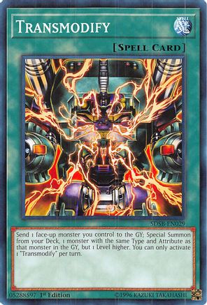 Transmodify (SDSB-EN029) - Structure Deck: Soulburner 1st Edition-1