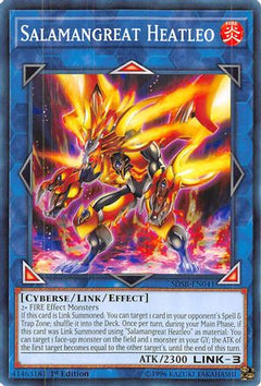Salamangreat Heatleo (SDSB-EN041) - Structure Deck: Soulburner 1st Edition-1