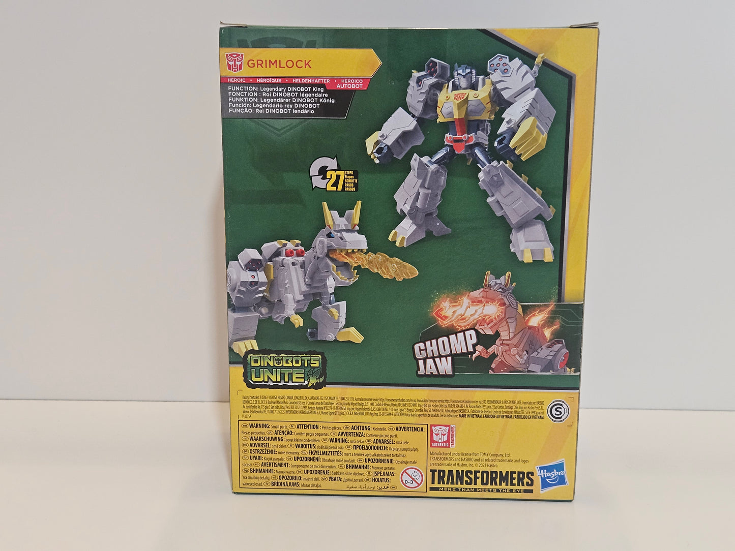 Transformers: Cyberverse – Clase de Lujo Grimlock (UPC: 5010993866250)