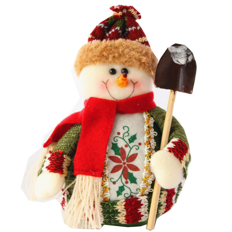 Christmas Snowman Flannel Ornaments, Holiday Decorations 18x13cm-1