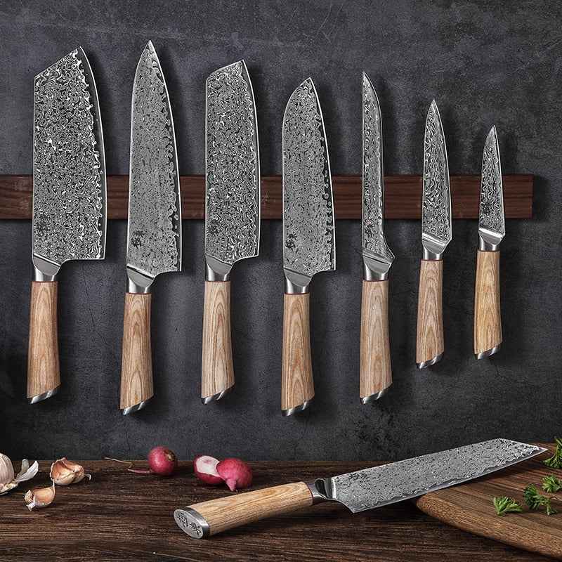 V-Gold 67-Layer Damascus Kitchen Knife – Stainless Steel Chef, Cleaver & Utility Knife-1