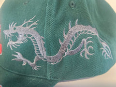 Casquette dragon verte pour jeune-2