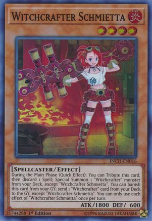 Witchcrafter Schmietta (INCH-EN016) - The Infinity Chasers 1st Edition-1