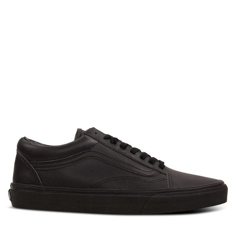 Vans 'Old Skool' Shoes - (Leather) Black-1