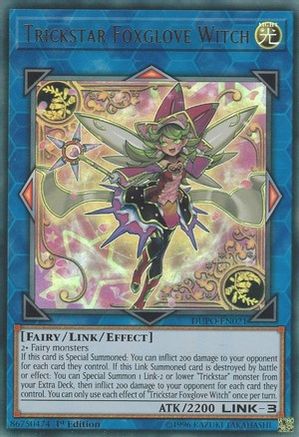 Trickstar Foxglove Witch (DUPO-EN021) - Duel Power 1st Edition-1