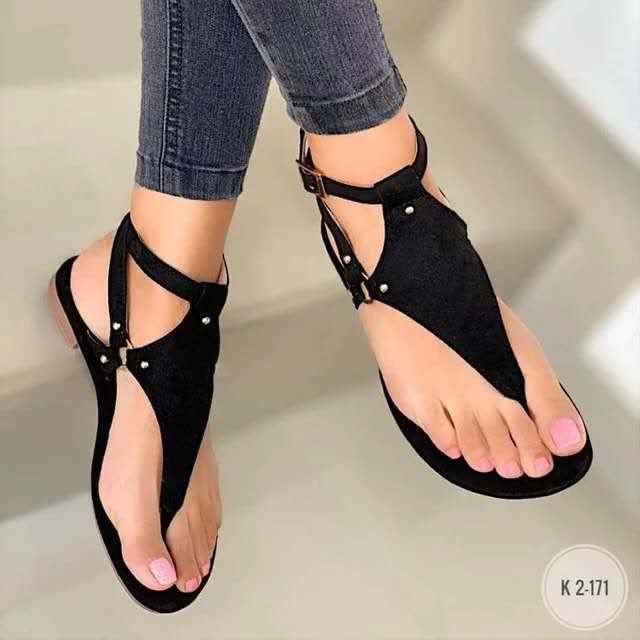 Beach buckle sandals-5
