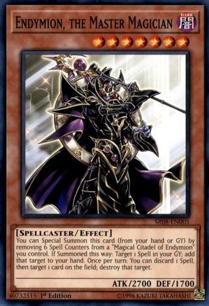 Endymion, the Master Magician (SR08-EN005) - Structure Deck: Order of the Spellcasters 1st Edition-1