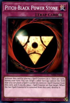 Pitch-Black Power Stone (SR08-EN036) - Structure Deck: Order of the Spellcasters 1st Edition-1