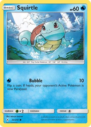 Squirtle 33/214 - SM  Unbroken Bonds-1