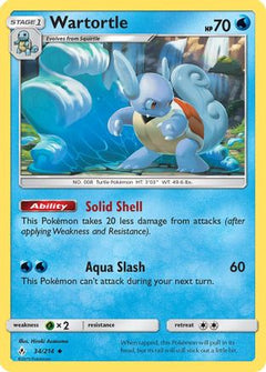 Wartortle 34/214 - SM  Unbroken Bonds Reverse Holofoil-1