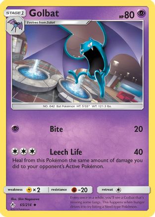 Golbat/214 - SM  Unbroken Bonds