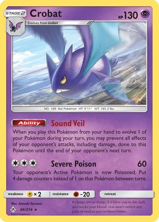 Crobat 66/214 - SM  Unbroken Bonds-1