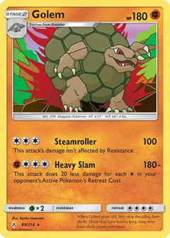 Golem 89/214 - SM  Unbroken Bonds-1