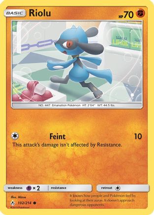 Riolu 102/214 - SM  Unbroken Bonds-1