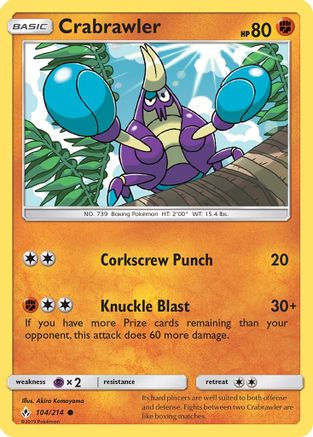 Crabrawler/214 - SM  Unbroken Bonds-1