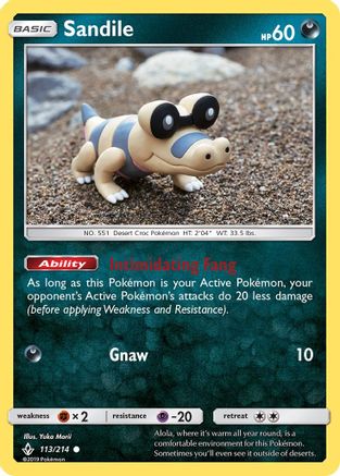 Sandile (113) 113/214 - SM  Unbroken Bonds-1
