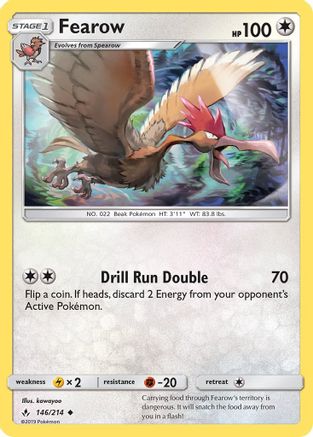 Fearow/214 - SM  Unbroken Bonds