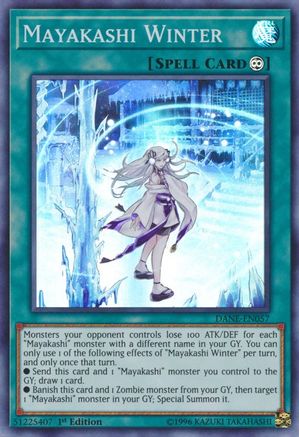 Mayakashi Winter (DANE-EN057) - Dark Neostorm 1st Edition-1