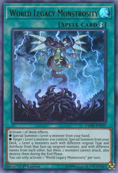 World Legacy Monstrosity (DANE-EN059) - Dark Neostorm 1st Edition-1